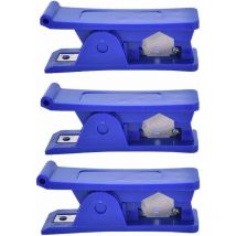 Lycxames - 3pcs coupe tuyau, coupe-tube en plastique économique en caoutchouc de silicone souple pvc pu en nylon tube de tuyau en plastique
