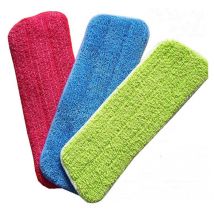 3 pièces lavage main libre jet eau spray chiffon microfibre sèche et humide double usage stick snap accessoires.