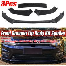 Dmtool - 3pcs Pare-chocs avant Lip Spoiler Cover For Volkswagen vw Golf MK7 MK7.5 gti 2014-2019