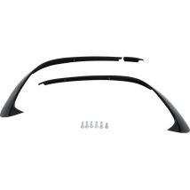 Jeffergarden - Garniture de séparation de pare-choc avant noir brillant, 3 pièces, garniture de remplacement pour mercedes-benz classe a W176
