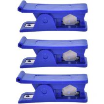 Lycxames - Pack of Pipe Cutter, Economical Plastic Pipe Cutter, Soft Silicone Rubber pvc pu Nylon Plastic Pipe Tube Cutter Tool Cutting Tool 7.8 x