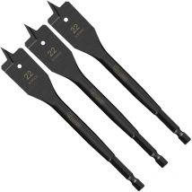 3pcs Sabrecut 22mm x 152mm Impact Rated Spade Bits - SCRIW223