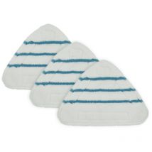 Boed - 3pcs Steam Mop Cloth H20 Mop Cloth Triangular Sticky Snap Accessories Mop Head Microfiber Mop Cloth Set