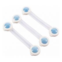 3Pcs Verrou de Sécurité Pour Enfants, Serrure Porte Placard Frigo Tiroir Armoire Pour Bébé Bloque Porte Fenêtre Sans Perçage, Bon Protection Pour