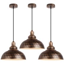 Stoex - 3PCS)Lámparas De Colgar Clásica Lámparas De Colgar Vintage Bronce Lámparas De Colgar Moderna De Hierro Lámparas De Colgar De Metal Para Bar,