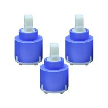 480049 - 3PZ Cartuccia di ricambio per miscelatori bassa 2 piedini K40-B 'Kerox' diametro 40 mm - Schläfer