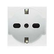 3PZ presa sicurezza schuko trivalente 'aqua' - 2 poli+terra 10/16 schuko con sicurezza (7648.I)