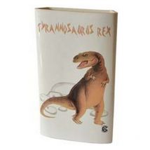 Il Coccio - 3PZ umidificatore in ceramica largo dinosauri CM.12,5X3X20,5H.