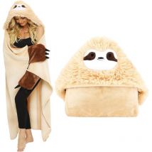 Mimiy - Couverture confortable paresseux, cadeau paresseux pour les femmes, cadeau d'anniversaire pour les femmes, couverture portable, cadeaux
