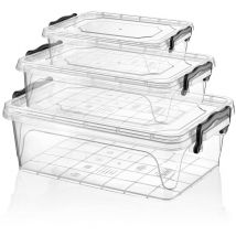 3tlg. Multi Box mit Deckel Set 00969