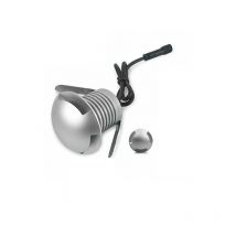 3W Faretto Incasso led 12V-24V Segnapasso Carrabile 3 Fascio Luce Esterno IP67 Bianco Freddo