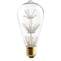 3w Led-Lampe E27 St64-Fassung Helle Sternlampe Warmes Licht 2700k