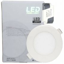 Lowenergie - 3w Round Panel Light - White - 4000K