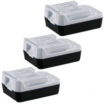 Powerwings - 3X 14.4V 1.3Ah BL1413G (196375-4) BL1415G BL1411G Battery for Makita Lithium-Ion Tool HP347DWE, DF347D, HP347D, JV143D, TD126D, UH480D,