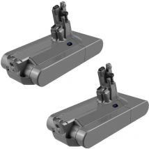 Powerwings - 2X Batterie pour Dyson V11 Absolute Extra V11 Absolute V11 295124-01 25,2V 3600mAh Batterie à vis