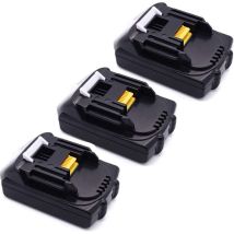 3X Batterie pour Makita Batterie BL1815 BL1815N 196235-0 194205-3 194309-1 194513-2 LXT400 194204-5 195445-6 196672-8 BMR100 DMR102 BHP343 BHP451