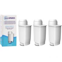 Allspares - 3x Cartouche filtrante compatible Philips / Saeco / Brita Intenza CA6702