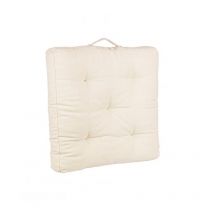 3x Coussin de sol beige 60x60