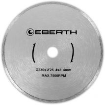 Eberth - Discos de corte de diamante ø 230 mm (aplicable universalmente, Azulejos, Mármol, Porcelana, Cerámica)