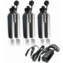 Powerwings - 3X Batterie & Chargeur Pour Daiwa/Shimano Tanacom 750 500 1000 Shimano BM2300 BM2900 Lithium