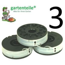 3x Spule Passend Für Einhell Et 500/30 Elektro Rasentrimmer - Doppelfaden Spule
