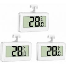 3X Thermomtre de Rfrigrateur Thermomtre Numrique Conglateur Thermomtre Refrigerateur Chambre Thermomtre Conglateur Impermable avec cran lcd avec