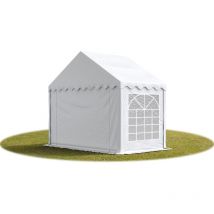 Tendone per feste 3x2 m PVC bianco 100% impermeabile Gazebo da giardino Tendone da esterno Tenda party