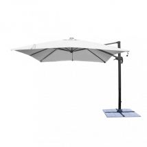 3x3 mt Garden Umbrella avec poteau latéral en aluminium Circinus DarkGray - DarkGray