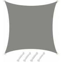 Amanka - 3x3 Voile d'Ombrage Etanche Toile Ombrage Carrée Voile Rectangle Toile Pergola