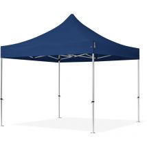 House Of Tents - 3x3m gazebo pieghevole pes 800, professional 40mm alluminio, blu scuro