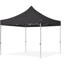 House Of Tents - 3x3m gazebo pieghevole pes 800, professional 40mm alluminio, nero