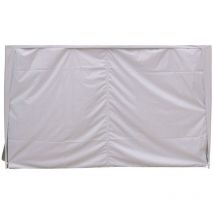 Greenbay - 3x3M White Pop Up Gazebo Side Panel Wall with Zipper 1 Piece Only