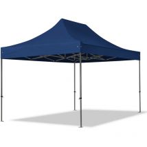 3x4,5m gazebo pieghevole, PREMIUM acciaio, blu