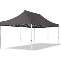 Intent24 - 3x6m gazebo pieghevole pes 800, professional 40mm alluminio, grigio scuro