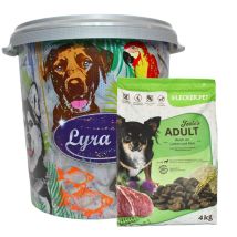 4 kg de nourriture pour chiens Lecker.Pet Josie's Adult agneau & riz nourriture sèche complète en baril de 30 l