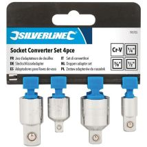Adaptadores para llaves de vaso, 4 pzas 4 pzas