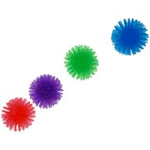 4 Balles hérisson ø 3 cm jouet pour chat Animallparadise