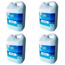 4 bidons d'hivernage piscine algicide bactéricide et anti calcaire de 5 l