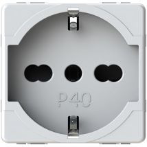 4 Box - 4box p40 presa 2p+t 16 a compatibile per gewiss system 4b.g20.p40