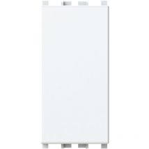 4 Box - Modulo falso polo con spelacavo, serie b, bianco, compatibile con serie Vimar Arkè - 4Box Titappo 4B.V19B.TT