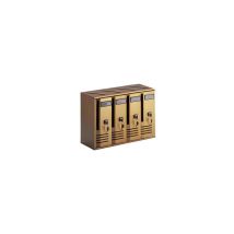 Boîte aux lettres – Aluminium anodisé bronzé – 42 x 17,5 x 30 cm – Type de boîte aux lettres, Destination d’usage, Largeur, Mode de fixation, Matières