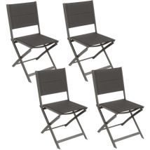 Hesperide - 4 Chaises de jardin pliables Allure
