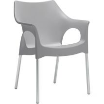 4 Chaises design de jardin - OLA - Lot de 4 - deco
