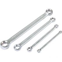 4 chiavi ad occhio torx: E6 / E8 E10 / E12 E14 / E18 E20 / E24