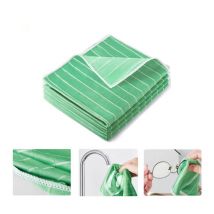 4 Chiffon Bambou Microfibre pour Vitres Miroirs Carreaux Carrosserie Microfibre Bambou Vitre Ménage Salle de Bain