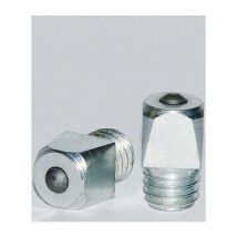 16 crampons carrés avec 10mm de largeur: Mondial crampons carrés 10x10x10x10 avec widia en fer épais avec filetage 3/8"