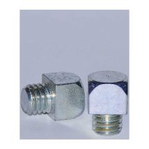8 crampons carrés sans widia 12mm: Mondial 12x12x12x12 crampons carrés sans widia en fer épais avec filetage 3/8"