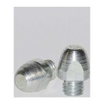 16 crampons ovales sans widia: Mondial crampons ovales lourds en fer sans widia avec filetage 3/8" sans widia