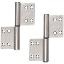 4 Edelstahl-scharniere, Ideal Für Den Innen- Und Außenbereich – Stabile Scharniere Für Metall- Und Holztüren