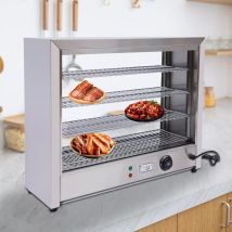 Gojoy - 4 étages vitrine de maintien au chaud comptoir Chaud chauffe-plats comptoir de maintien au chaud 30-85°C 220V